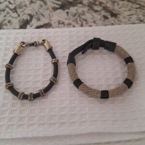 Lot 2 Leather‎ bracelets